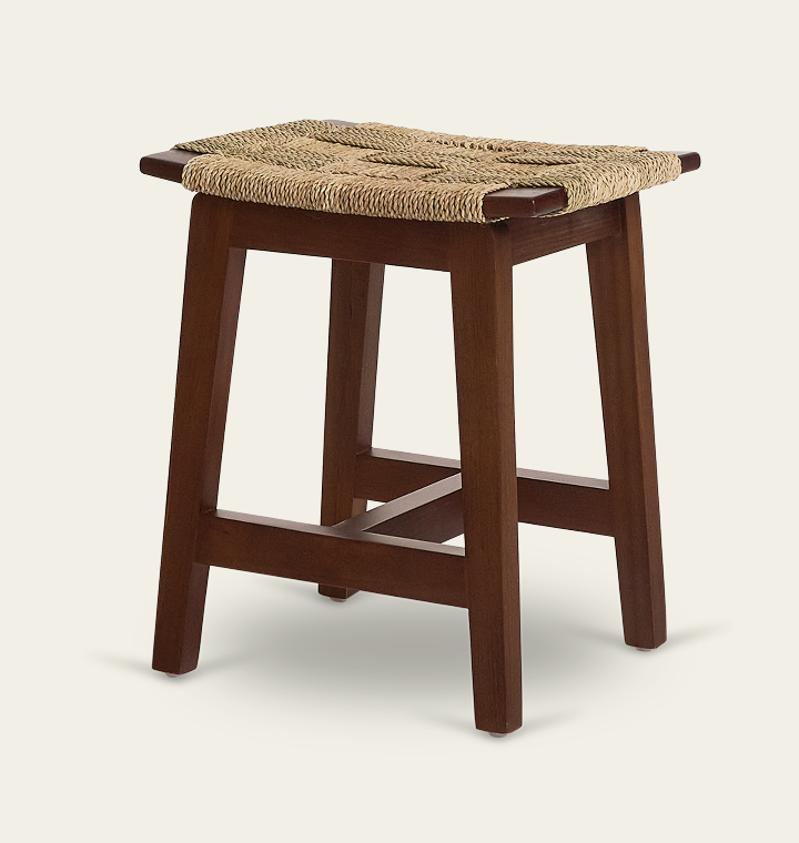 Banco Bajo Curvo Tejido