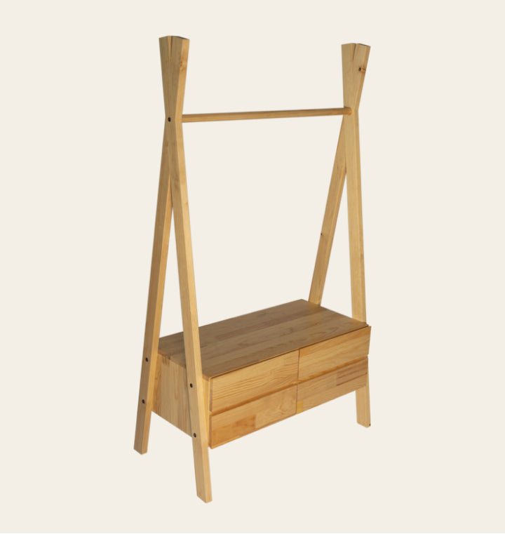 Colgador con cajonera
